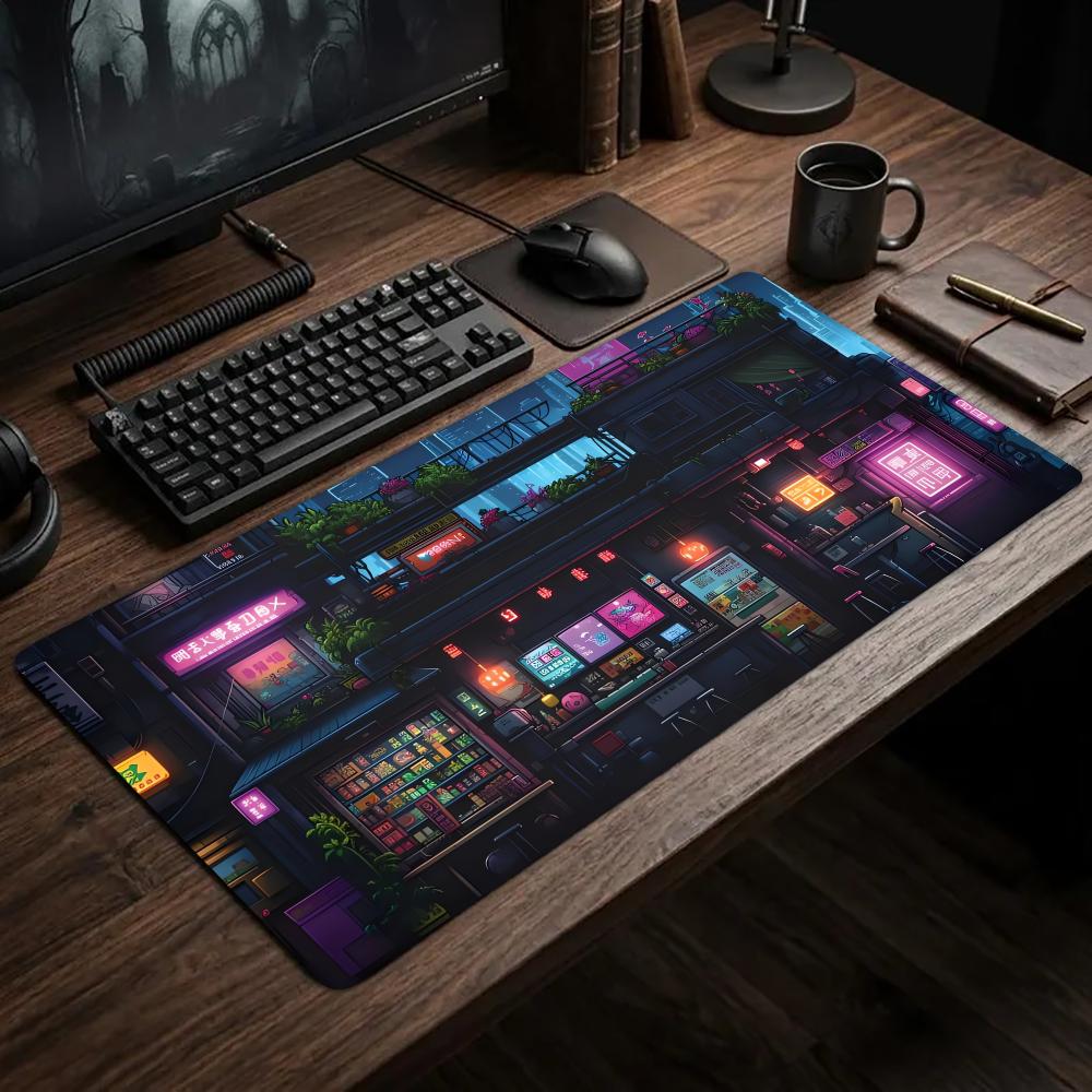 라면 가게 디자인 마우스 패드, 책상 매트, 게임룸 장 - Gaming Accessories Shop 리뷰 및 가격