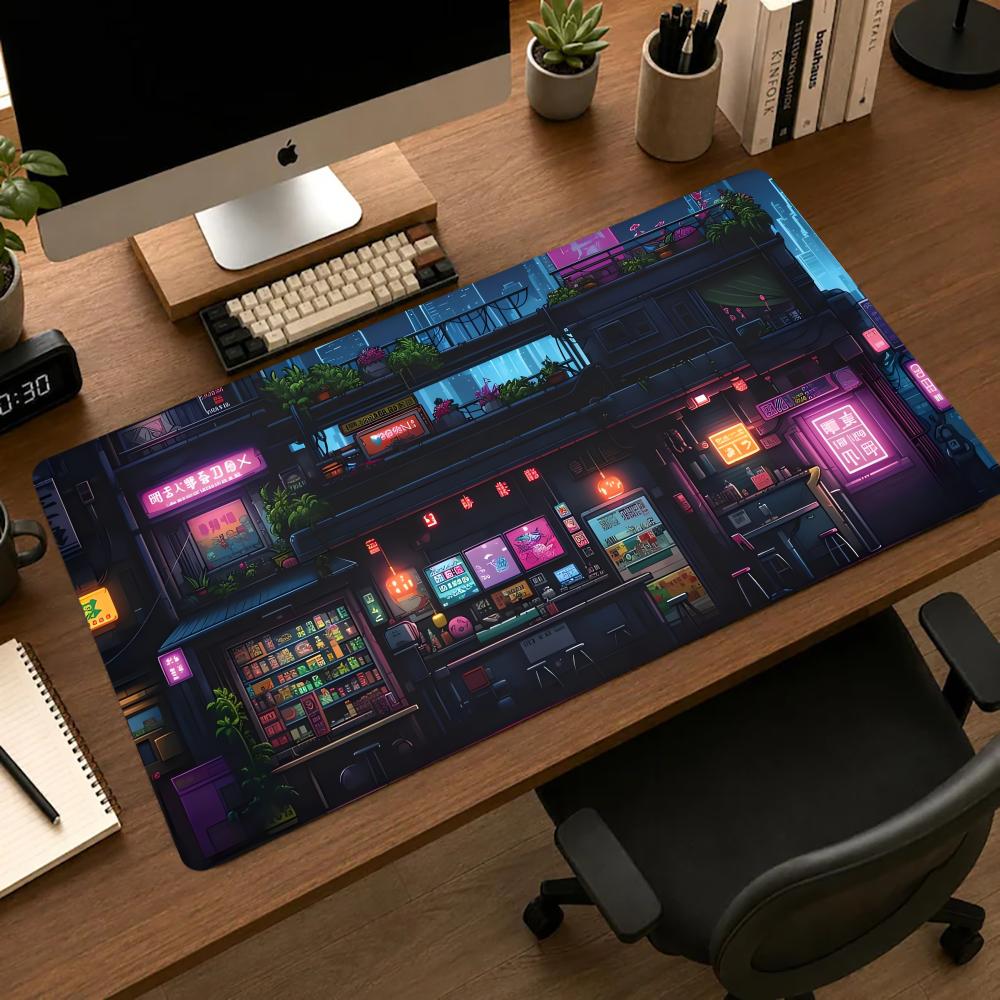 라면 가게 디자인 마우스 패드, 책상 매트, 게임룸 장 - Gaming Accessories Shop 리뷰 및 가격