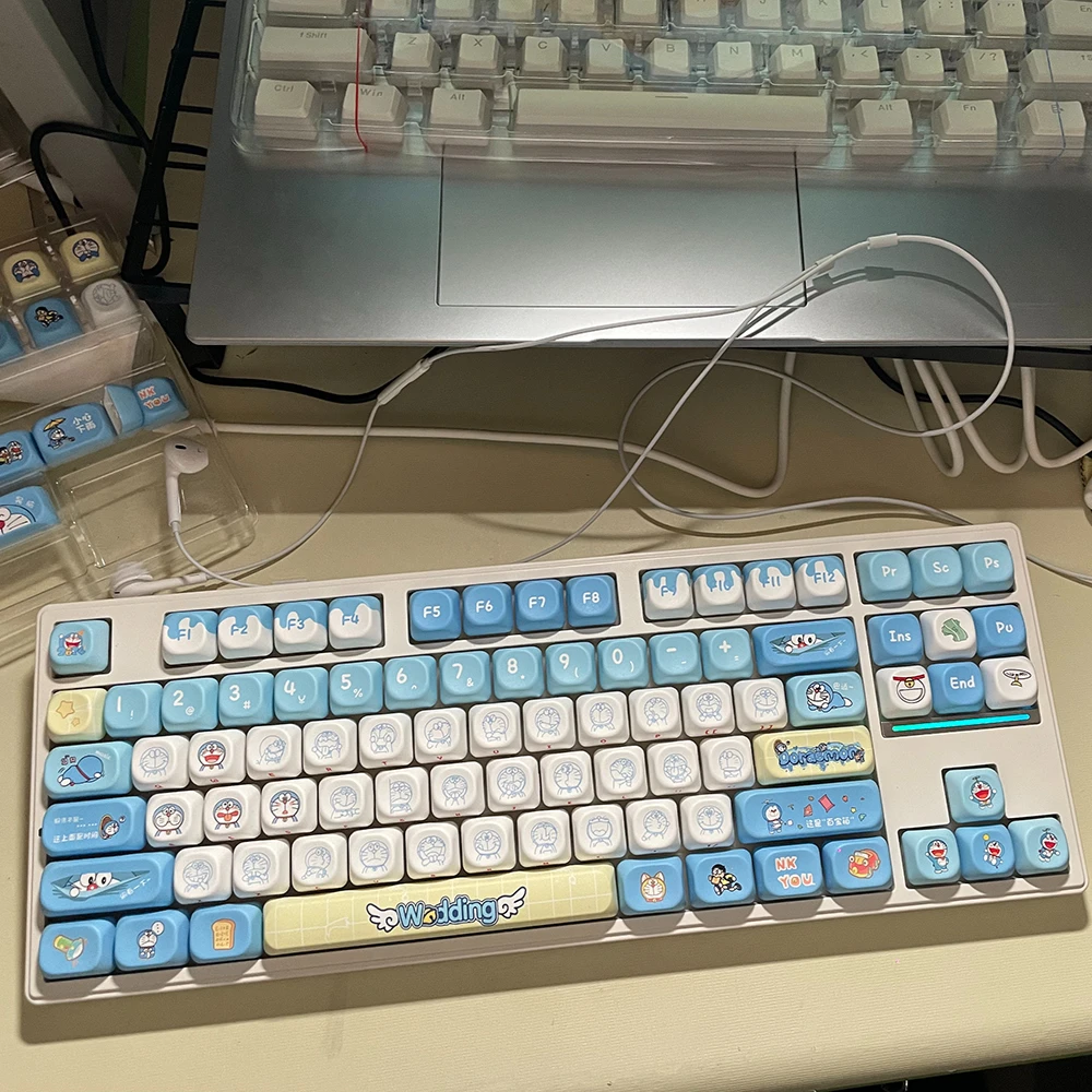 정품 도라에몽 키캡, 120개, HOA 체리 프로파일, - Gaming Accessories Aesthetic 리뷰 및 가격